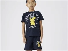Name It dark sapphire Pokemon shorts/t-shirt sæt